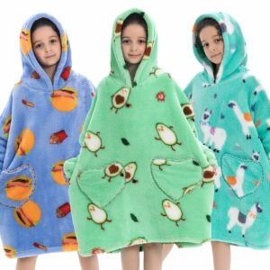 Kids Hooded Blankie - Free Size 5-11 Years
