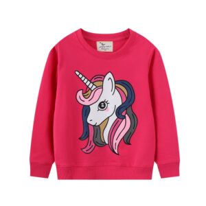 Dark pink Unicorn sweatshirt