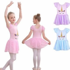 Girls Unicorn ballet tutu dress