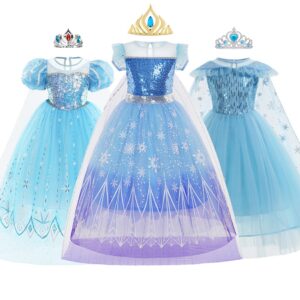 Frozen dresses with crown