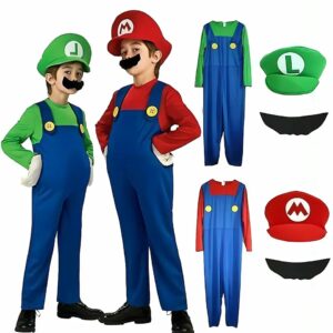 Mario and Luigi 4-piece  outfit
