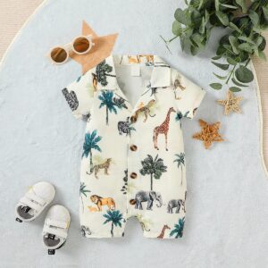 Baby Wild safari summer romper