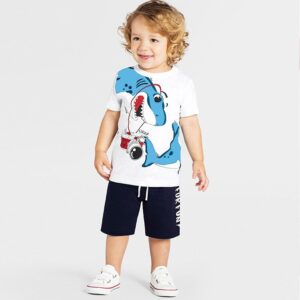 Boys 2 piece animals summer set