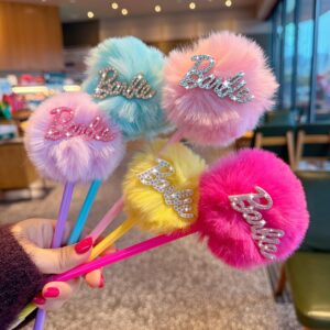 Cute Fluffy Barbie Pens