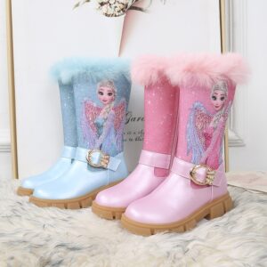 Frozen Princess Elsa knee high Boots