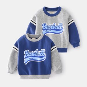 Boys Baseball Themed Fleece Jersey