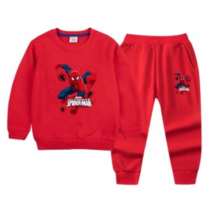 Spider Man Matching Colors Tracksuit Set