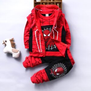 Spider Man 3 Piece Tracksuit Outfit