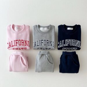 California State Print Thick Tracksuit Set