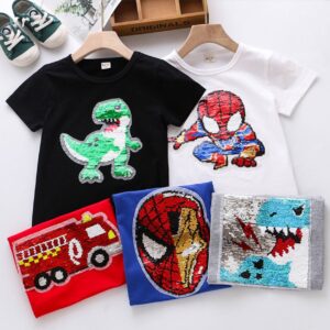 Boys reversible sequins shirt