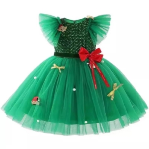 Sparkly Christmas Outfit Mesh Tulle Dress