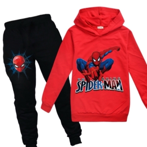 Spiderman Kids Tracksuit Set – Hoodie & Joggers