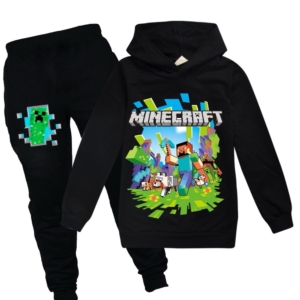 Minecraft Kids Tracksuit Set – Hoodie & Joggers