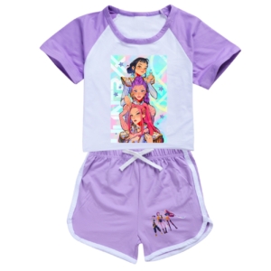K-Pop Demon Hunters Girls Summer Set (T-Shirt + Shorts)