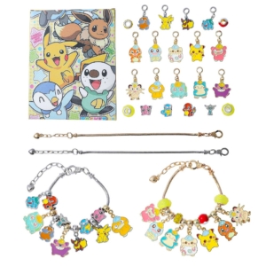 Pokémon Advent Calendar Bracelet Set – 24 Days of Charms, Beads & Bracelets Gift Box