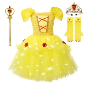 Belle Light-Up Princess Dress Set