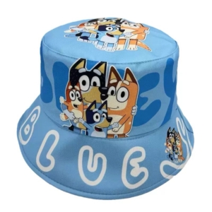 Kids’ Bluey Family Bucket Hat – Light Blue