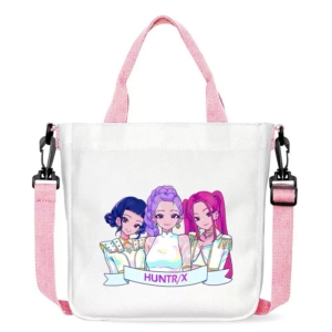 K-Pop Demon Hunter “Huntrix” Shoulder Bag – Pink Strap