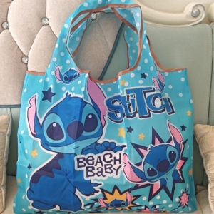 Stitch Beach Foldable Tote Bag