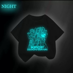 K-Pop Demon Hunters Glow-in-the-Dark T-Shirt – Unisex Graphic Tee