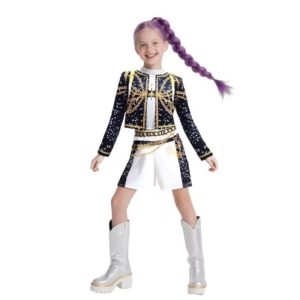 Girls Kpop Star Costume Set – Kids Performance Outfit