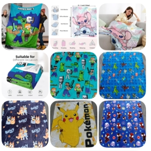 Kids Character Fleece Blanket – Winter Sale