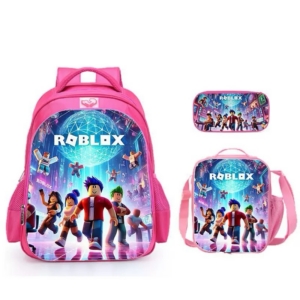 Roblox 3-Piece Backpack, Lunch Bag & Pencil Case Set 🎒