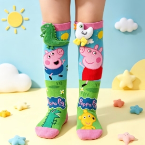 Peppa Pig 3D Knee-High Socks