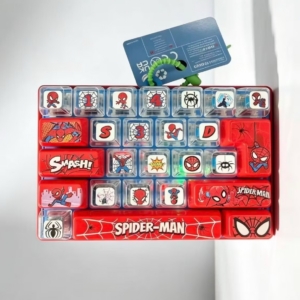 Spider-Man Light-Up Fidget Clicker Keychain 🕷️