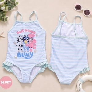 Bluey Girls One-Piece Swimsuit – 2–10 Years