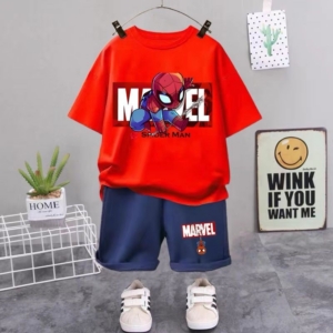Spider-Man Boys T-Shirt & Shorts Set – 2–11 Years